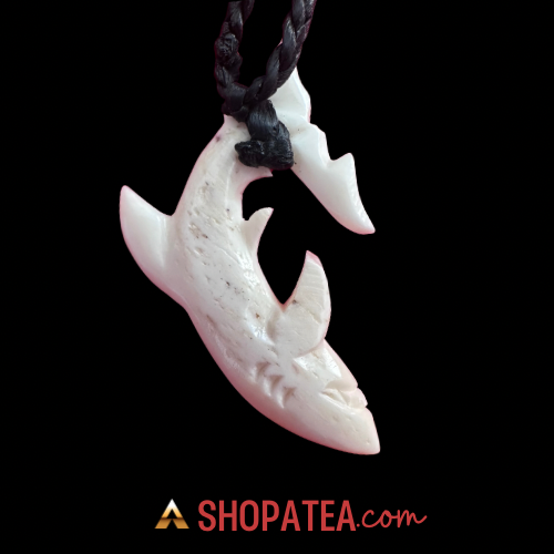 Shark Cow Bone Necklace