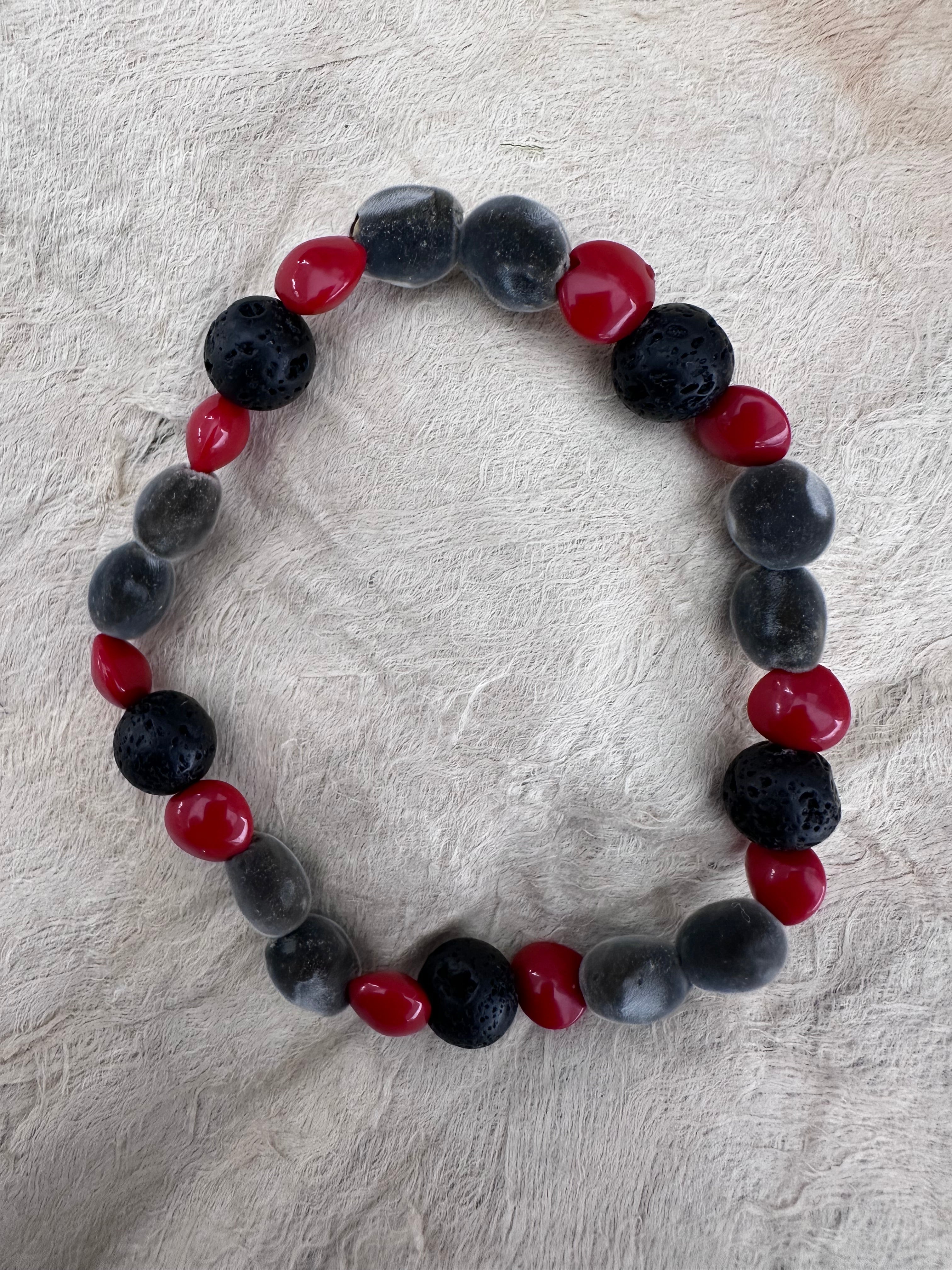 Hua Weleweka & Lucky Bean Seed Bracelet