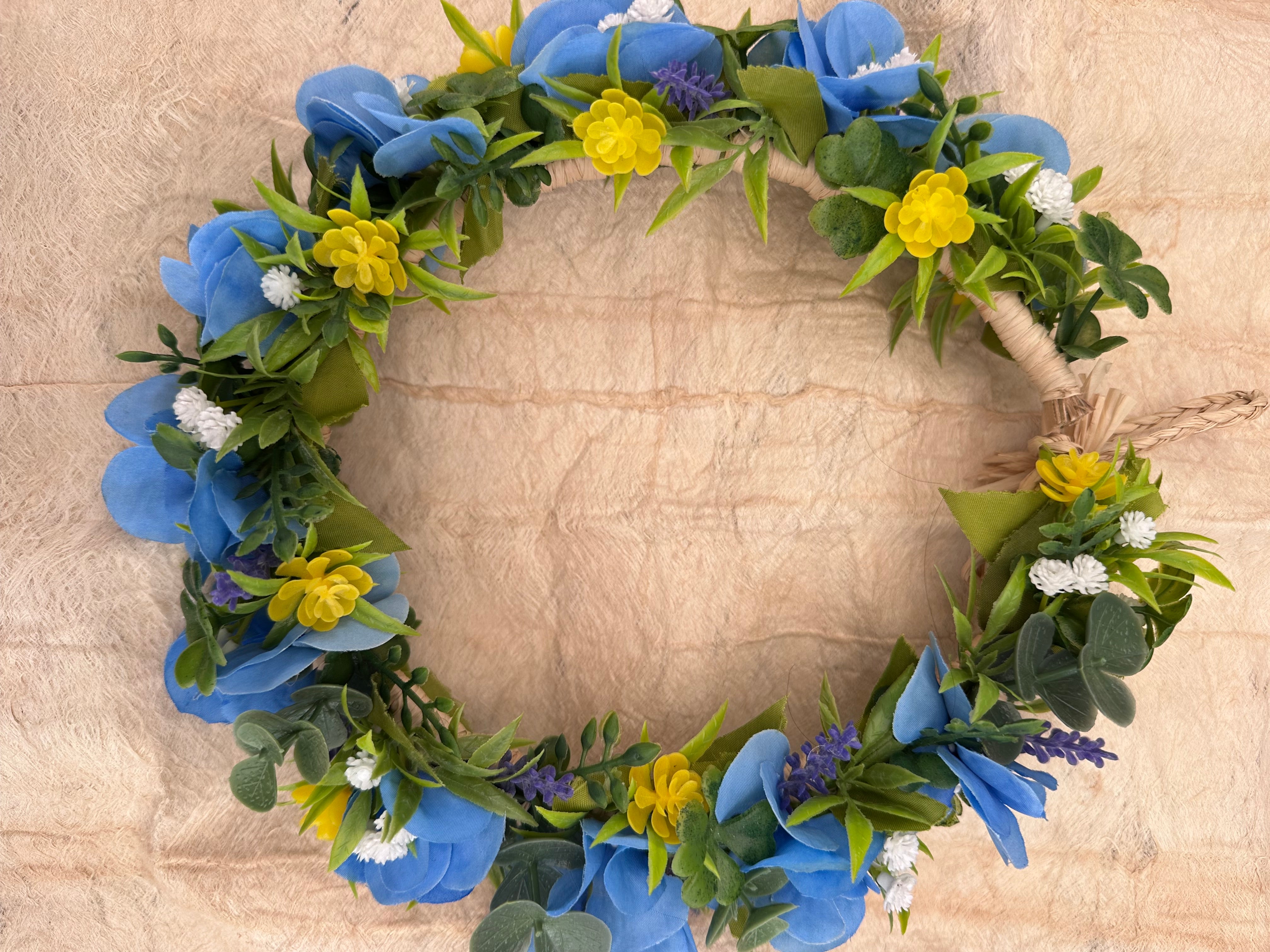 Blue Floral Le’i Po’o