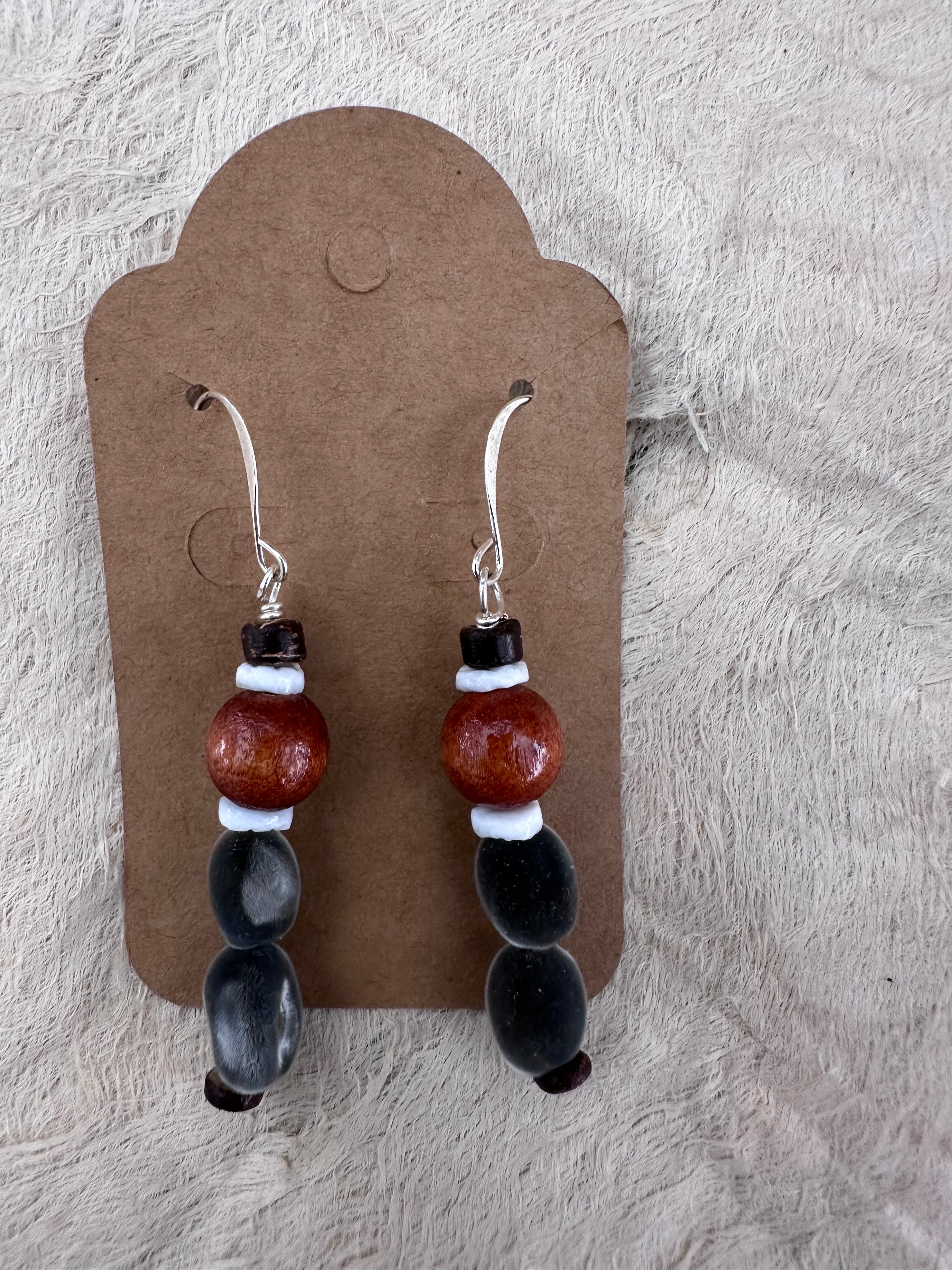 Hua Weleweka with Koa wood earring