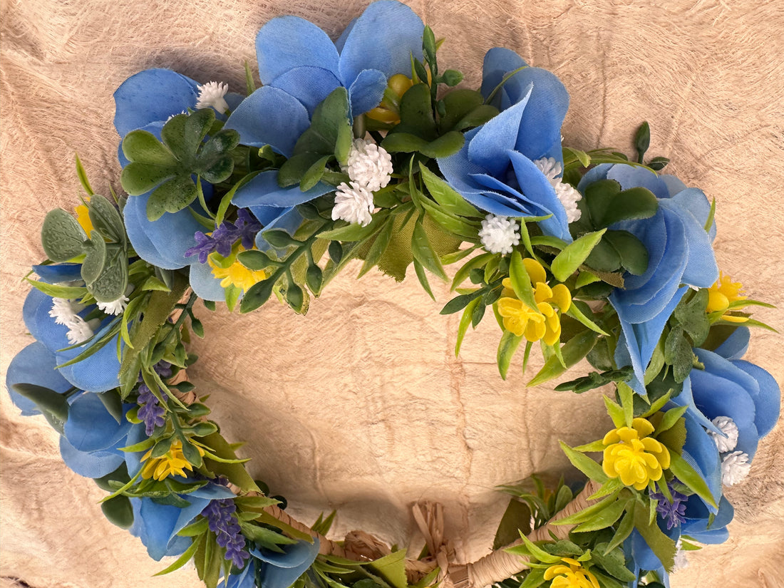 Blue Floral Le’i Po’o
