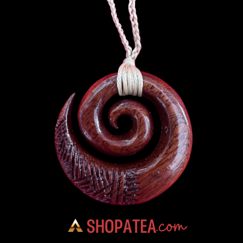 Koa wood Piko Necklace