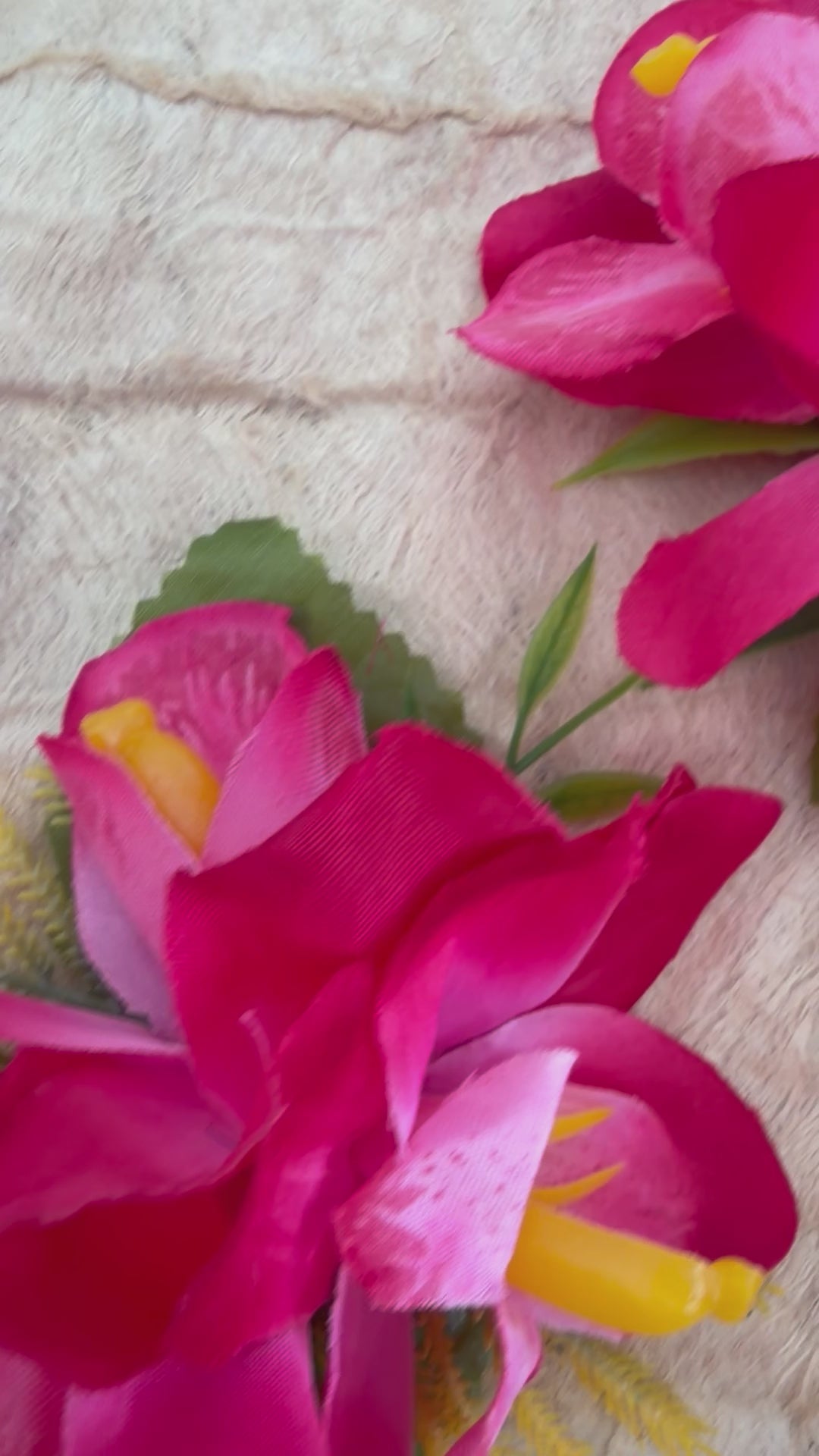 Dragon Fruit Orchid Hair Clip